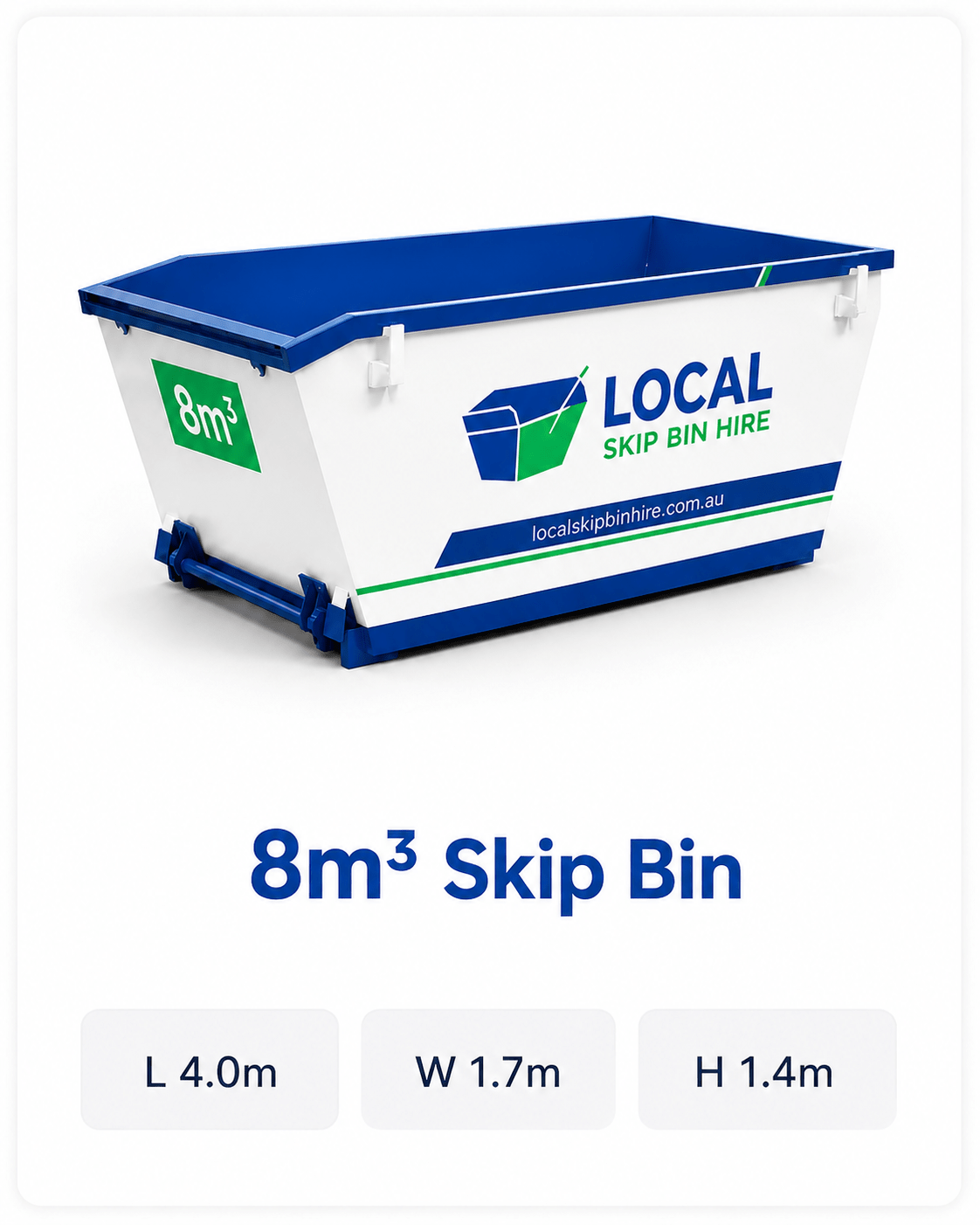 8m³ skip bin hire Melbourne