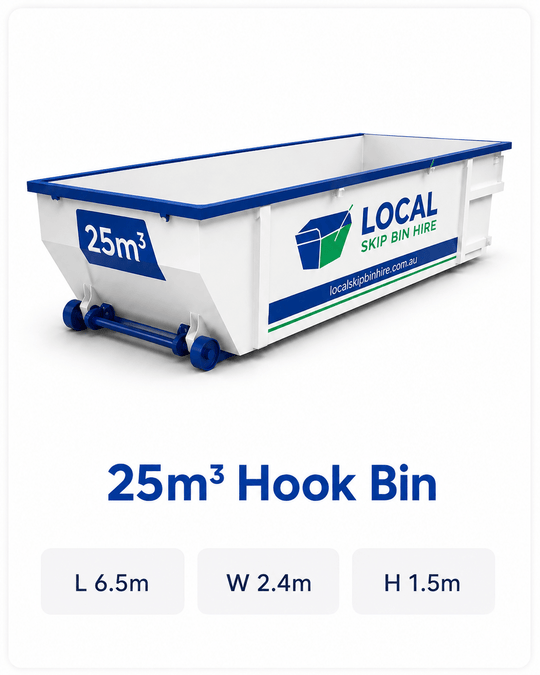 25m³ Hook Bin Hire