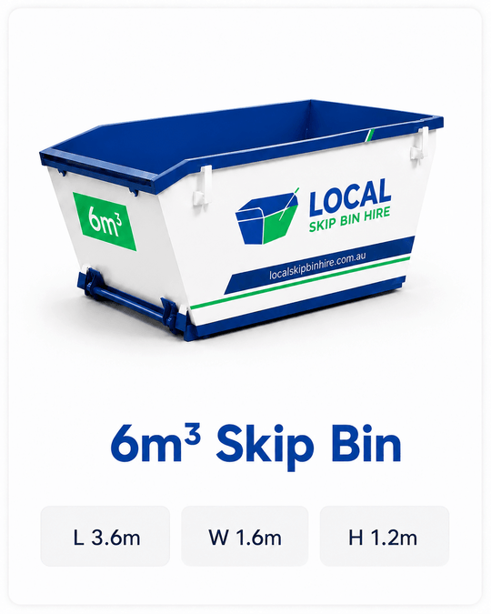 6m³ Skip Bin Hire — Northern Tasmania
