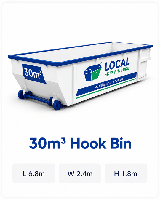 30m³ Hook Bin Hire
