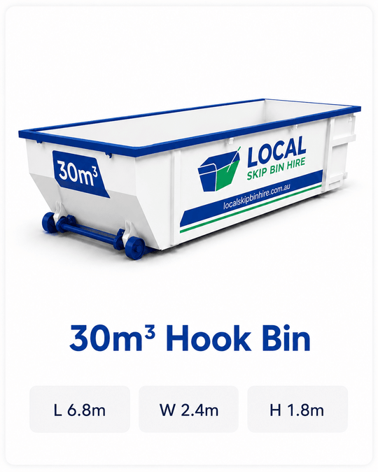 30m³ Hook Bin Hire