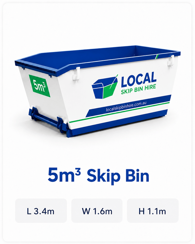 5m³ skip bin hire